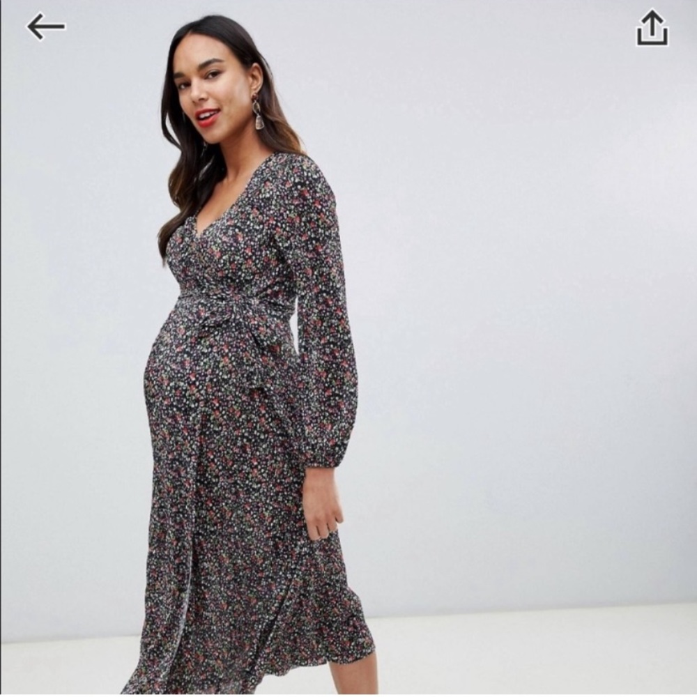 *ASOS Midi Maternity Dress Sz 4